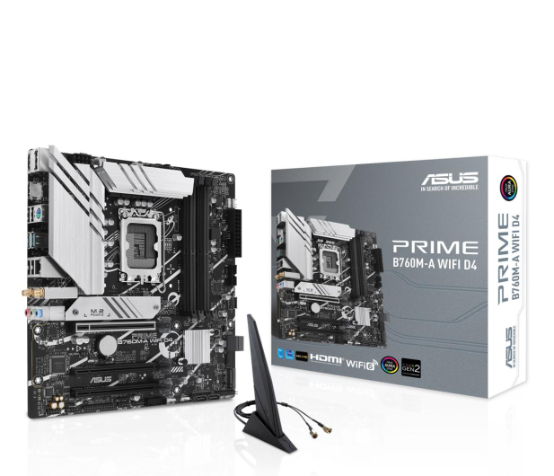 ASUS PRIME B760M-A WIFI DDR4 - 1104364 - zdjęcie