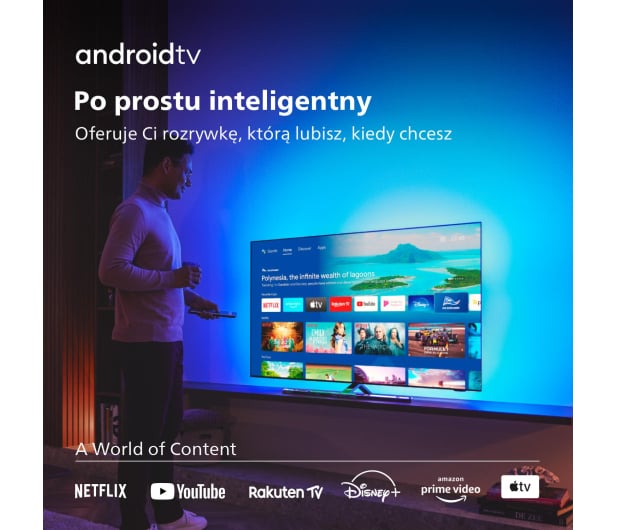 Philips 48OLED807 48" OLED 4K 120Hz Android TV Ambilight x4 - 1084007 - zdjęcie 10