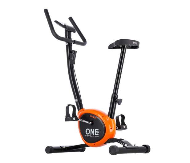 One Fitness Rower Mechaniczny RW3011 Black-Orange - 1108577 - zdjęcie