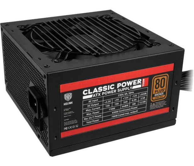 Kolink Classic Power 700W 80 Plus Bronze - 1108303 - zdjęcie 2