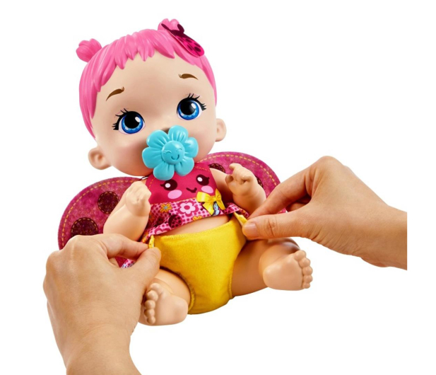 Mattel My Garden Baby Bobasek-Biedronka Różowe włosy - 1107841 - zdjęcie 5