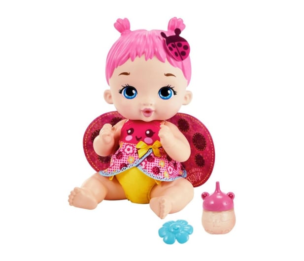 Mattel My Garden Baby Bobasek-Biedronka Różowe włosy - 1107841 - zdjęcie