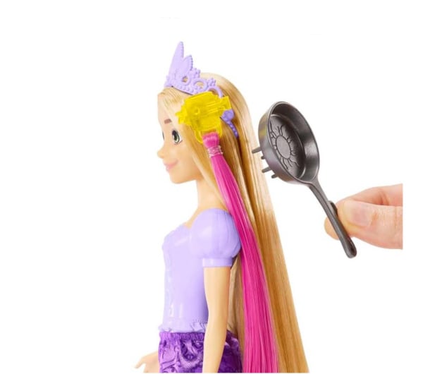 Mattel Disney Princess Roszpunka Bajkowe włosy Lalka z funkcją - 1102646 - zdjęcie 3