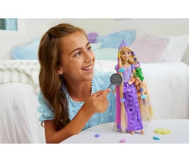 Mattel Disney Princess Roszpunka Bajkowe włosy Lalka z funkcją - 1102646 - zdjęcie 5