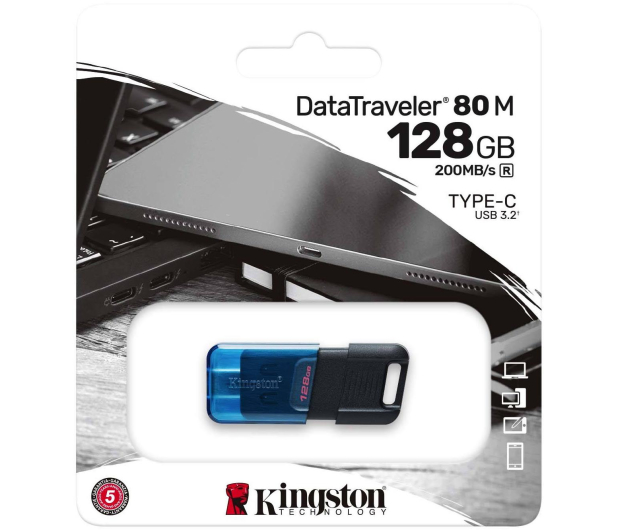 Kingston 128GB DataTraveler 80 M USB-C 200MB/s - 1108831 - zdjęcie 3