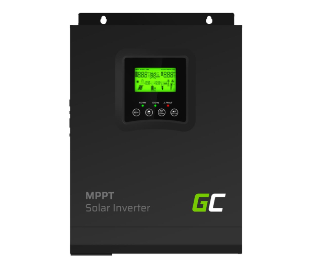 Green Cell Inwerter solarny Off Grid z MPPT 12VDC 230VAC 1000VA/1000W - 1109699 - zdjęcie