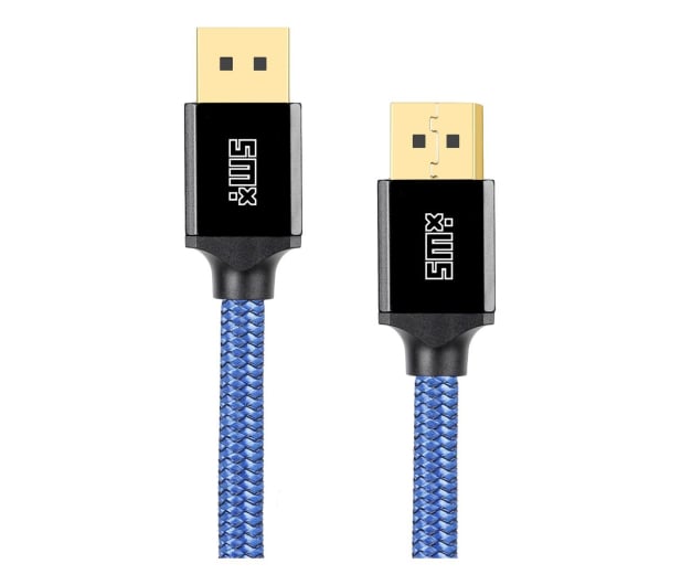 Silver Monkey X Kabel DisplayPort 2.0 Ultra w oplocie 3m niebieski - 1079419 - zdjęcie