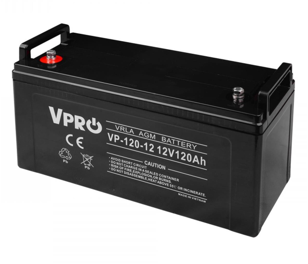 VOLT Akumulator AGM VPRO 12V 120 Ah - 1107903 - zdjęcie