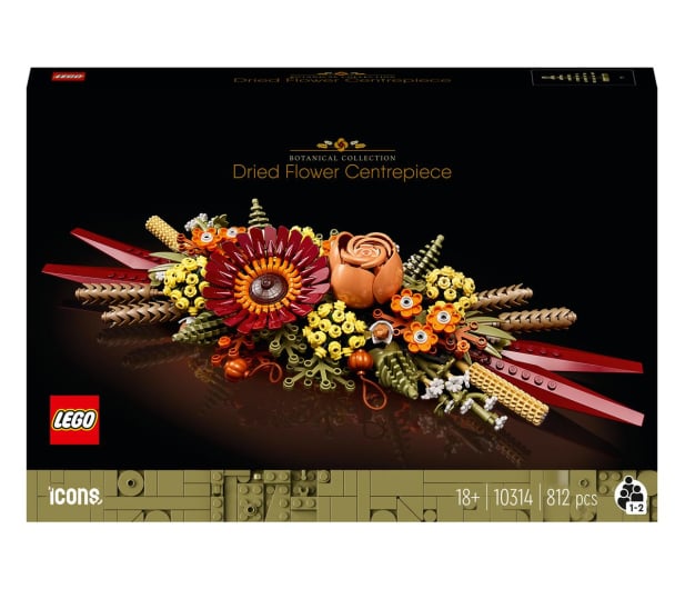 LEGO Icons 10314 Stroik z suszonych kwiatów - 1091353 - zdjęcie 1