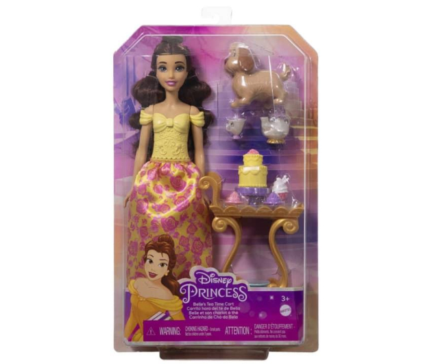 Mattel Disney Princess Bella i wózek z podwieczorkiem - 1111780 - zdjęcie 7