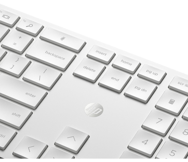 HP Zestaw bezprzewodowy myszy i klawiatury HP 650 - biały - 1108876 - zdjęcie 3
