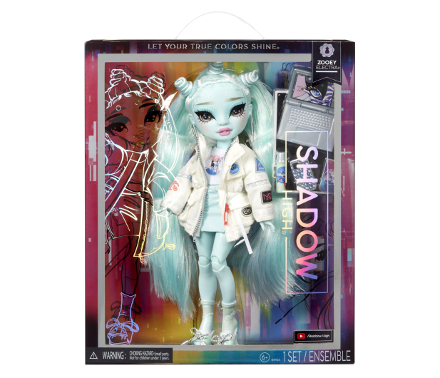 Rainbow High Shadow High Fashion Doll Seria 2 - Zooey Electra - 1111309 - zdjęcie 7