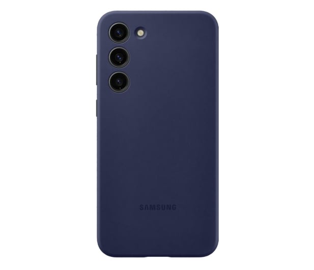 Samsung Silicone Case do Galaxy S23+ granatowe - 1110049 - zdjęcie