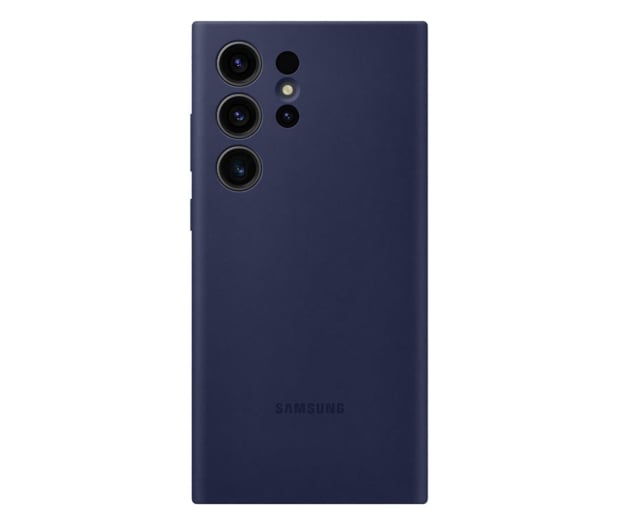 Samsung Silicone Case do Galaxy S23 Ultra granatowe - 1110051 - zdjęcie