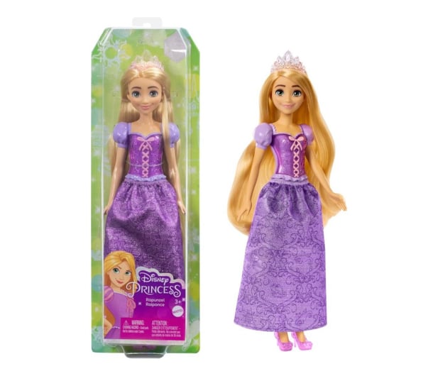 Mattel Disney Princess Roszpunka Lalka podstawowa - 1102622 - zdjęcie 4