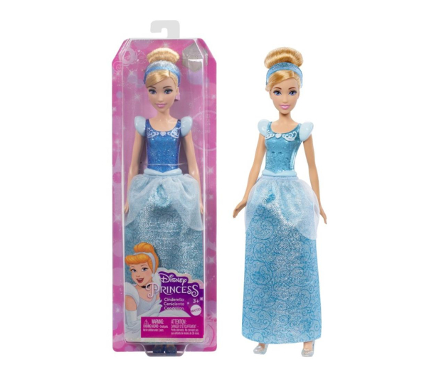 Mattel Disney Princess Kopciuszek Lalka podstawowa - 1102624 - zdjęcie 2