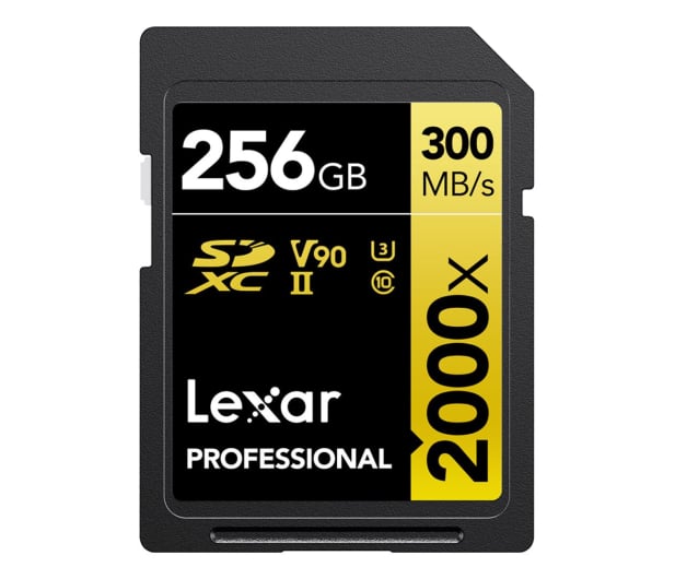 Lexar 256GB 2000x Professional SDXC UHS-II U3 V90 - 1111581 - zdjęcie