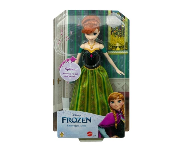 Mattel Zestaw prezentowy Frozen Śpiewające Lalki Elsa + Anna - 1144787 - zdjęcie 3