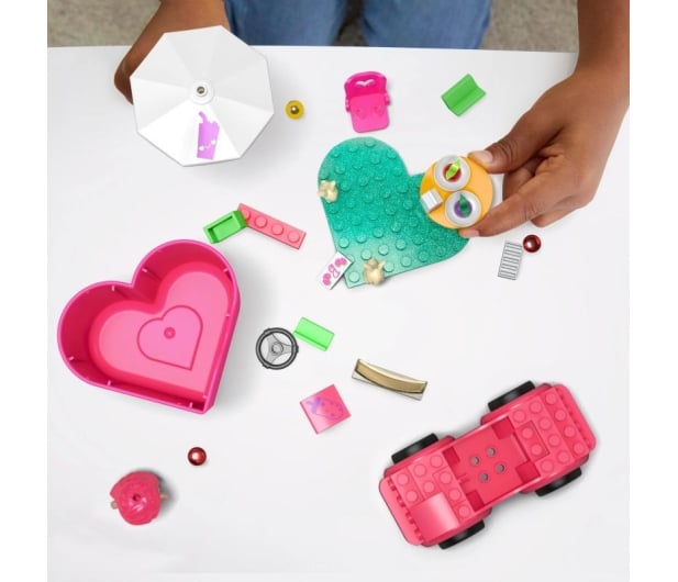 Mega Bloks Barbie Color Reveal Kabriolecik - Wesoła wycieczka - 1102912 - zdjęcie 4