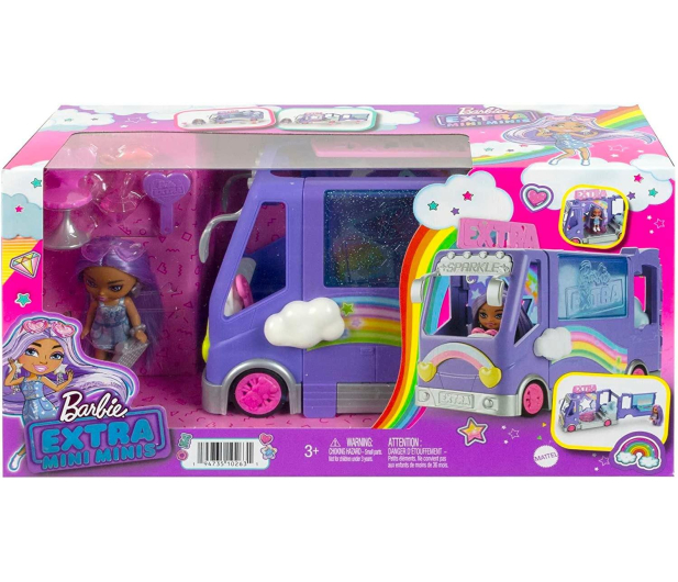 Barbie Extra Minibus koncertowy + Lalka Mini Minis - 1102374 - zdjęcie 6