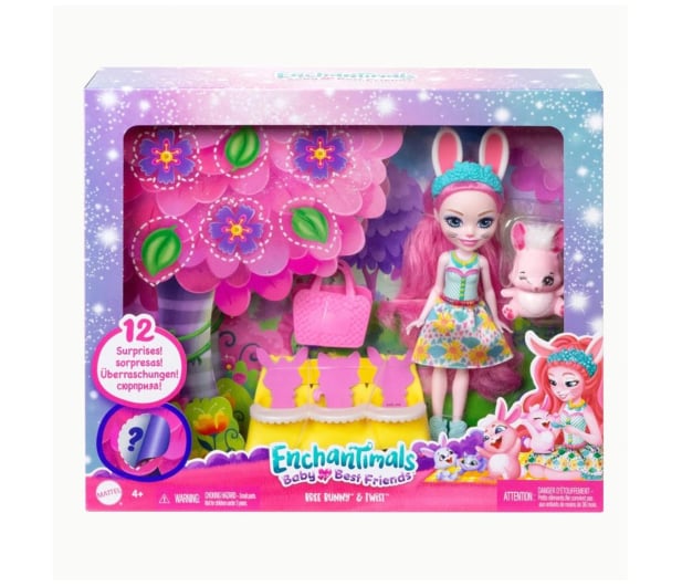 Mattel Enchantimals Baby Best Friends Bree Bunny - 1102594 - zdjęcie 3