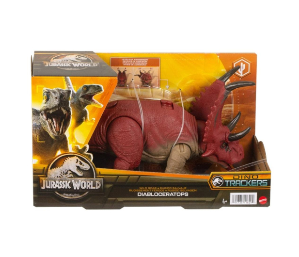 Mattel Jurassic World Groźny ryk Diabloceratops - 1102876 - zdjęcie 5