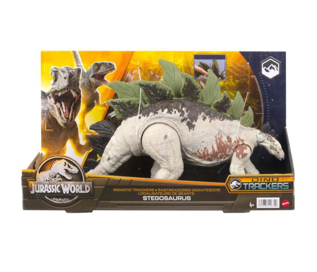 Mattel Jurassic World Gigantyczny tropiciel Stegozaur - 1102878 - zdjęcie 2