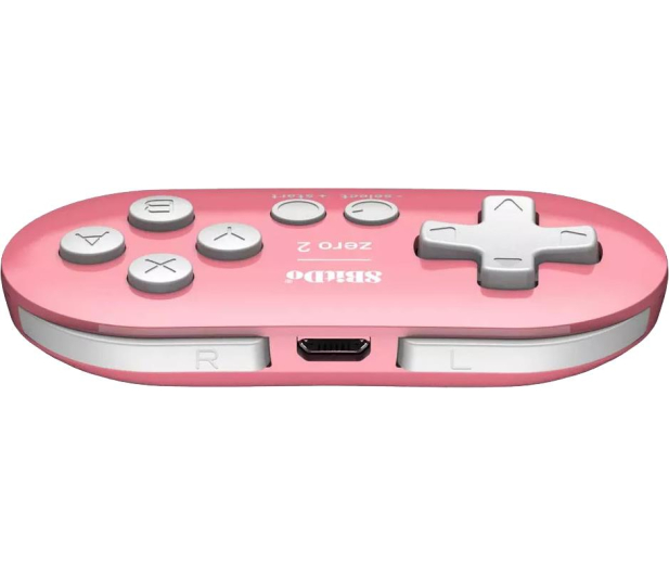 8BitDo Zero 2 Bluetooth Gamepad Mini Controller - Pink - 1106090 - zdjęcie 2