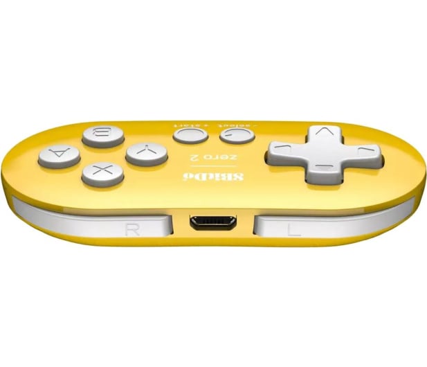 8BitDo Zero 2 Bluetooth Gamepad Mini Controller - Yellow - 1106093 - zdjęcie 2