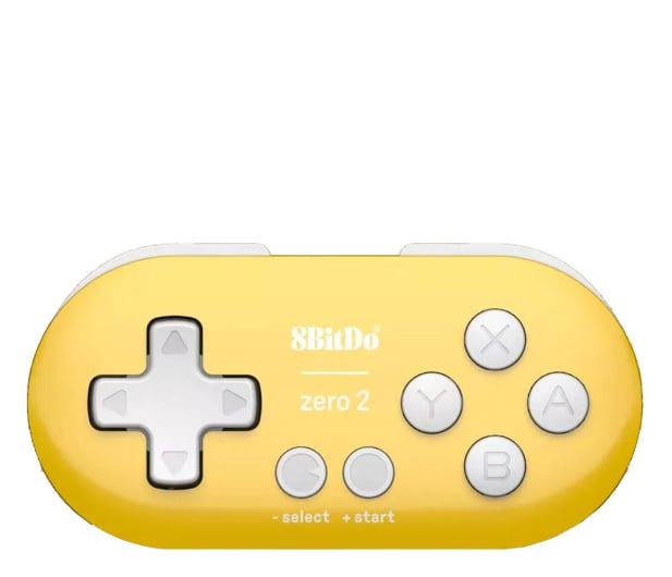 8BitDo Zero 2 Bluetooth Gamepad Mini Controller - Yellow - 1106093 - zdjęcie