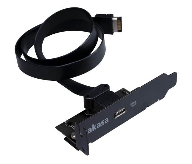 Akasa Low Profile PCI Bracket USB 3.1 Typ C - 1187006 - zdjęcie