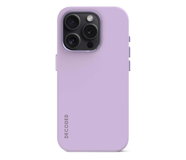 Decoded AntiMicrobial Back Cover do iPhone 15 Pro lavender - 1187259 - zdjęcie