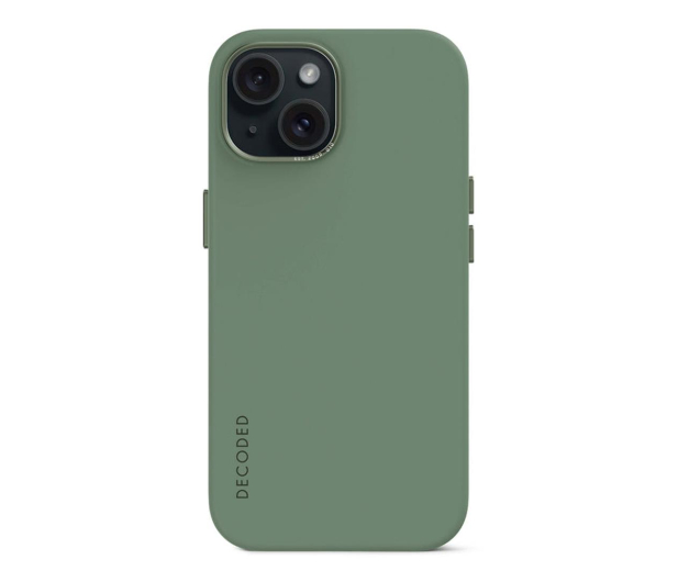 Decoded AntiMicrobial Back Cover do iPhone 15 sage leaf green - 1187245 - zdjęcie