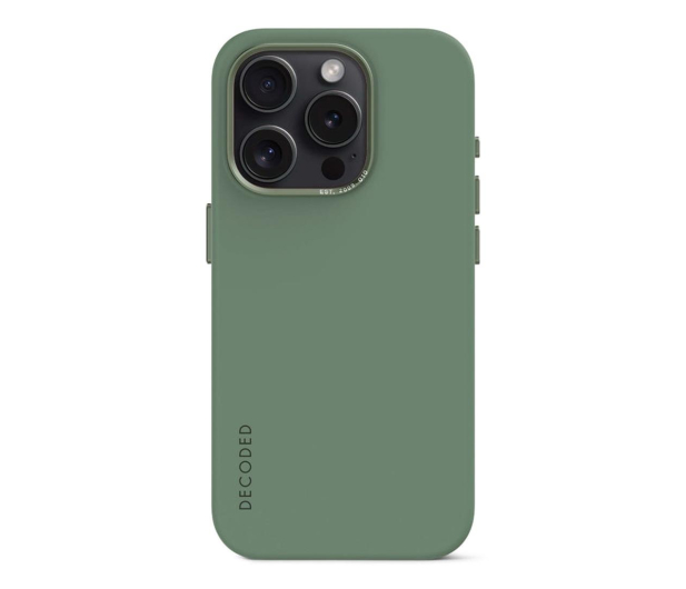 Decoded AntiMicrobial Back Cover do iPhone 15 Pro sage leaf green - 1187250 - zdjęcie