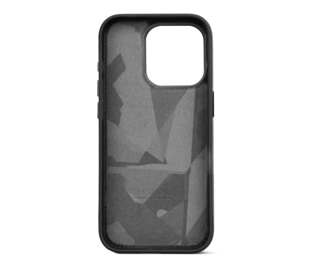Decoded Leather Back Cover do iPhone 15 Pro black - 1187387 - zdjęcie 4