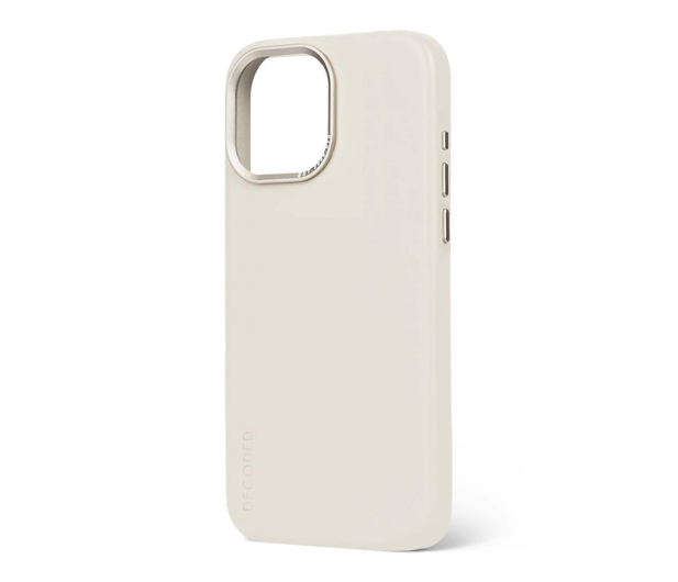 Decoded Leather Back Cover do iPhone 15 Pro Max clay - 1187383 - zdjęcie 2