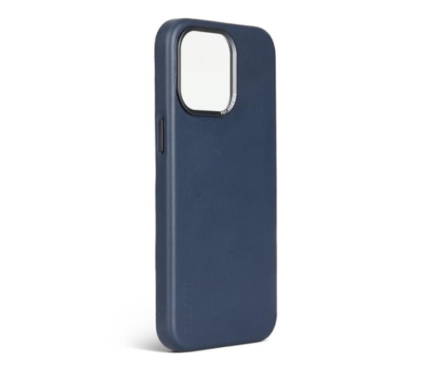 Decoded Leather Back Cover do iPhone 15 Pro Max true navy - 1187378 - zdjęcie 3