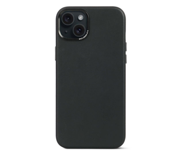 Decoded Leather Back Cover do iPhone 15 Plus black - 1187403 - zdjęcie