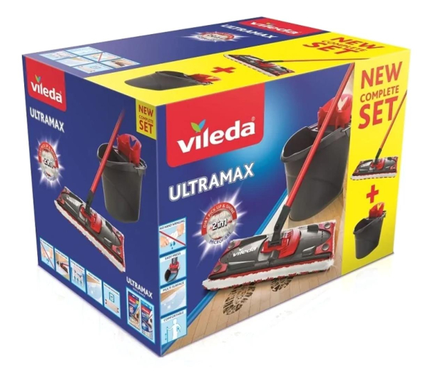 Vileda Vileda Ultramax BOX + Rękawice (mop + wiaderko) - 1187640 - zdjęcie 5