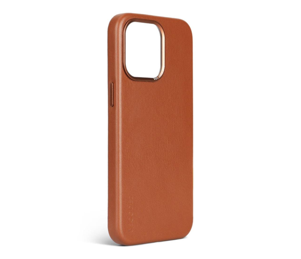 Decoded Leather Back Cover do iPhone 15 Pro Max tan - 1187375 - zdjęcie 3