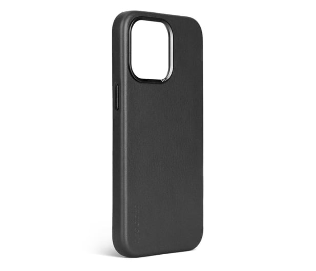 Decoded Leather Back Cover do iPhone 15 Pro Max black - 1187388 - zdjęcie 3