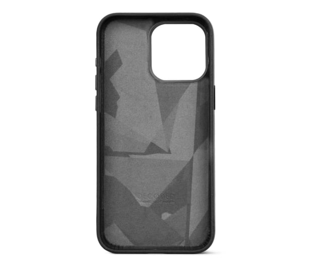 Decoded Leather Back Cover do iPhone 15 Pro Max black - 1187388 - zdjęcie 4