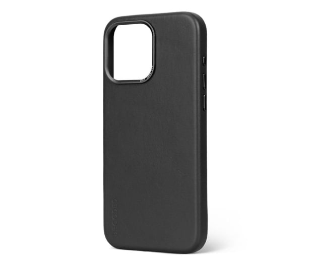 Decoded Leather Back Cover do iPhone 15 Pro Max black - 1187388 - zdjęcie 2