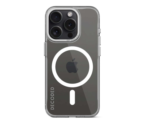 Decoded Recycled Plastic Clear Case do iPhone 15 Pro transparent - 1187359 - zdjęcie