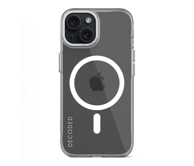 Decoded Recycled Plastic Clear Case do iPhone 15 transparent - 1187358 - zdjęcie