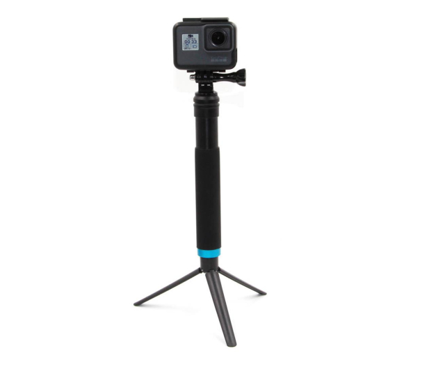 TELESIN Selfie stick z plastikowym tripodem do kamer sportowych - 1190390 - zdjęcie 3