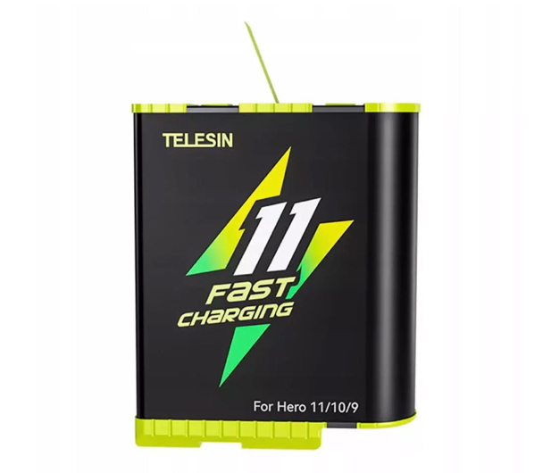 TELESIN Akumulator Fast Charge do GoPro H9/H10/H11/H12 - 1190496 - zdjęcie