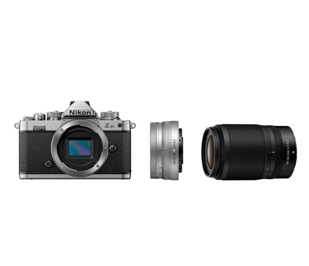 Nikon Z fc srebrny + 16-50mm f/3.5-6.3 + 50-250mm f/4.5-6.3 - 1188625 - zdjęcie