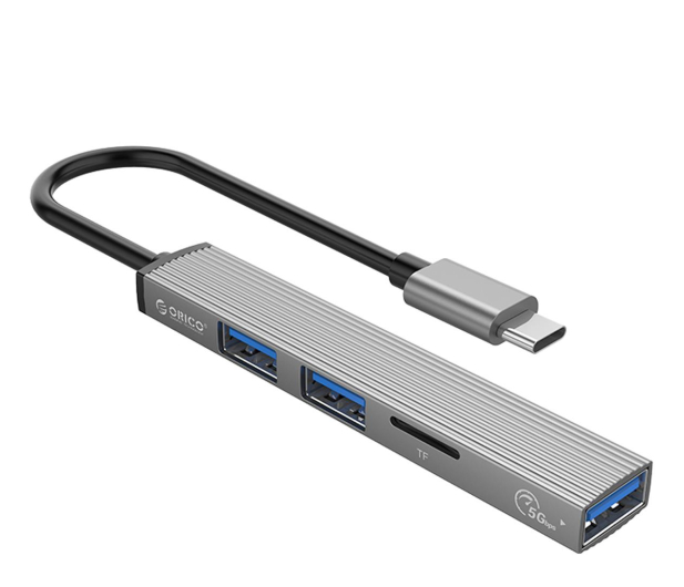 Orico USB-C - 3x USB-A, czytnik Kart - 1187913 - zdjęcie