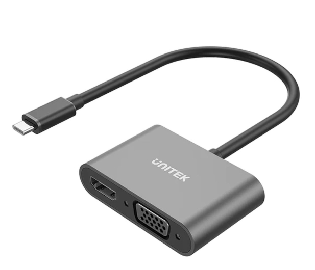 Unitek Adapter USB-C - HDMI, VGA - 1184042 - zdjęcie